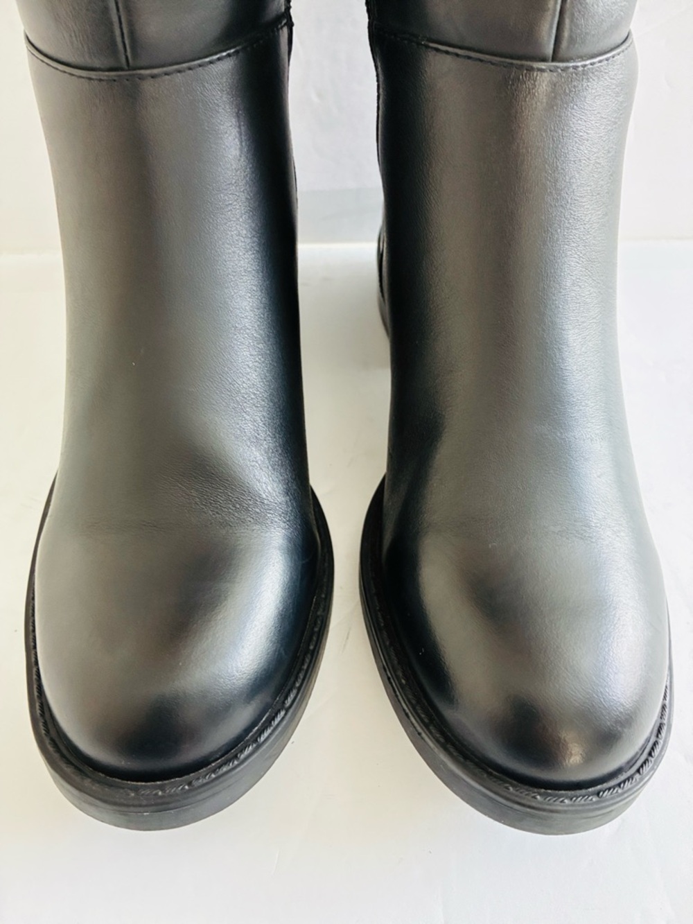 BLONDO Ellie Womens Waterproof Riding Black Knee-High Leather Boots Size 5.5 NEW - Picture 8 of 10